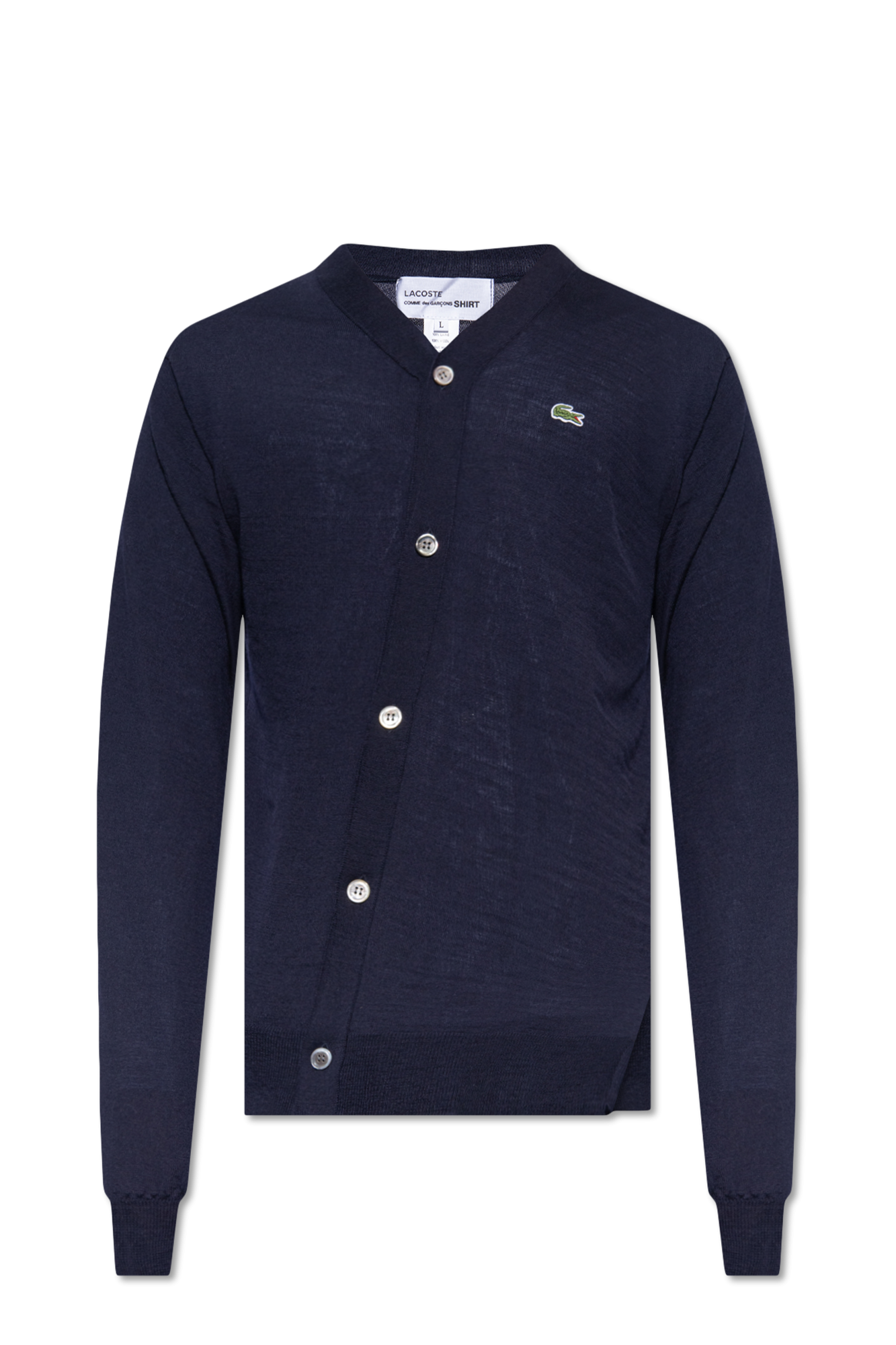 Navy blue Comme Des Garcons Shirt x Lacoste Comme des Garçons